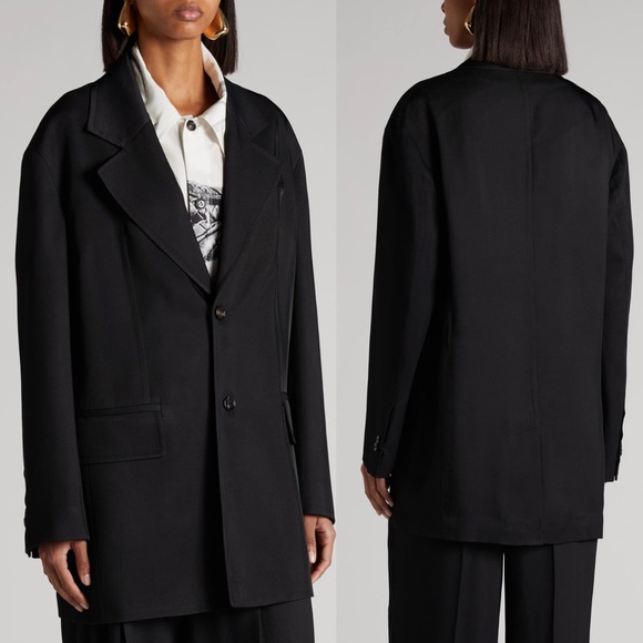 Bottega Veneta Viscose & Mulberry Silk Twill Jacket Size 6 US / 42 IT NWT - Picture 3 of 14